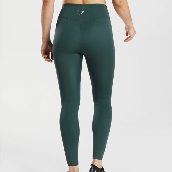 Gymshark training leggings Obsidian Green - Picture 3 of 5